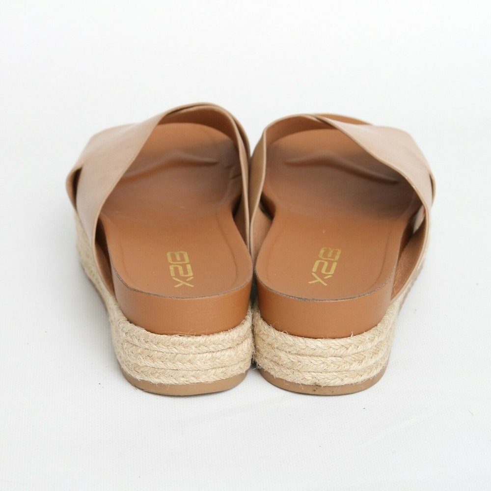 X2B Crisscross Platform Espadrilles Slide Sandal 9 - Picture 10 of 12